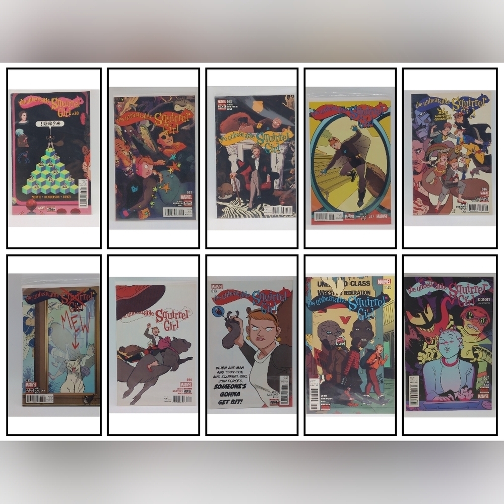 The Adventures of Squirrel Girl Comic Book Collection Set Of 10 #11 -20
